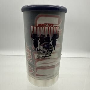 XL New York Giants Football Tshirt+ Travel Mug w/lid Set Licensed Product NFL